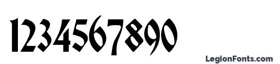 Romvelc Font, Number Fonts