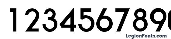 Ronda Bold Font, Number Fonts