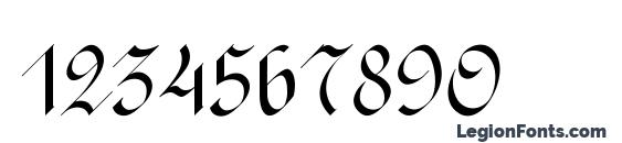 Rondo AncientOne Font, Number Fonts