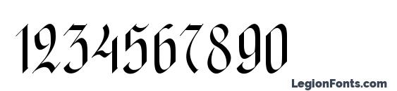 Rondo AncientTwo Font, Number Fonts