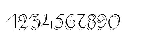 Rondo Twin Thin Font, Number Fonts