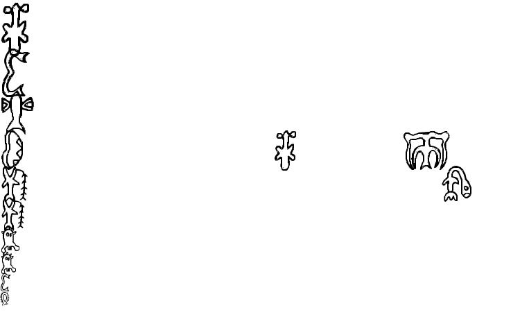 образцы шрифта Rongorongo glyphs, образец шрифта Rongorongo glyphs, пример написания шрифта Rongorongo glyphs, просмотр шрифта Rongorongo glyphs, предосмотр шрифта Rongorongo glyphs, шрифт Rongorongo glyphs