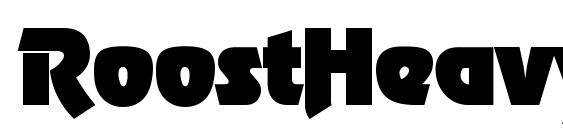 RoostHeavy Font