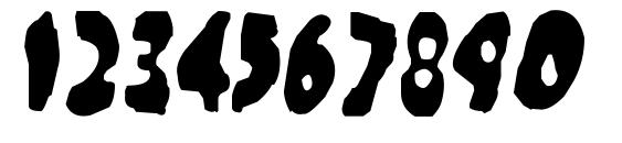 Rorsach Font, Number Fonts