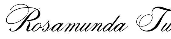 Rosamunda Two font, free Rosamunda Two font, preview Rosamunda Two font