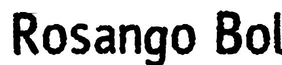 Rosango Bold font, free Rosango Bold font, preview Rosango Bold font