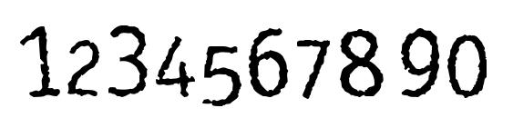 Rosango Normal Font, Number Fonts