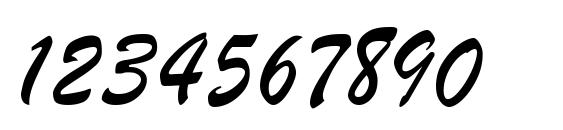 Roscherkdl regular Font, Number Fonts