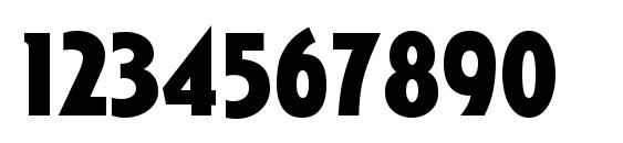 RoslinGothic DG Bold Font, Number Fonts