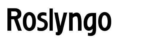 Roslyngo font, free Roslyngo font, preview Roslyngo font