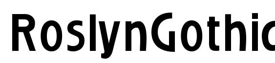 RoslynGothic Normal font, free RoslynGothic Normal font, preview RoslynGothic Normal font