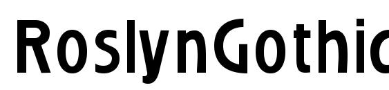 RoslynGothic font, free RoslynGothic font, preview RoslynGothic font