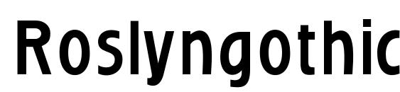 Roslyngothicc font, free Roslyngothicc font, preview Roslyngothicc font