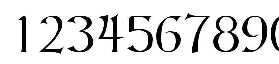 Rosslaire Regular Font, Number Fonts