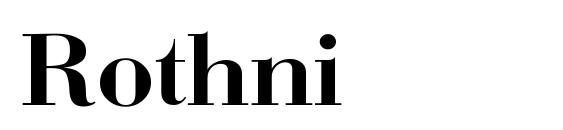 Rothni font, free Rothni font, preview Rothni font