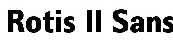 Шрифт Rotis II Sans Pro Black