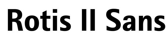 Rotis II Sans Pro Extra Bold Font