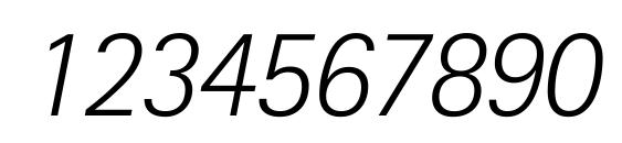 Rotis II Sans Pro Light Italic Font, Number Fonts