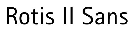 шрифт Rotis II Sans Pro, бесплатный шрифт Rotis II Sans Pro, предварительный просмотр шрифта Rotis II Sans Pro