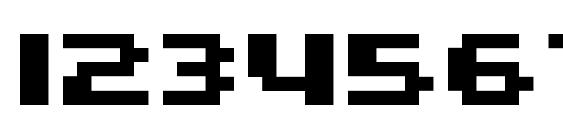 Rotorcap extended bold Font, Number Fonts