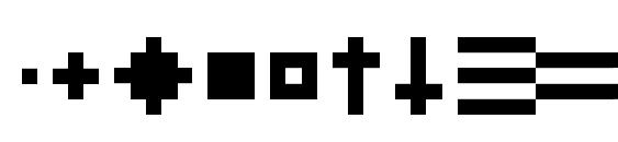 Шрифт Rotorcap symbols, Шрифты для цифр и чисел
