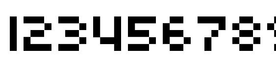 Rotorcap Font, Number Fonts
