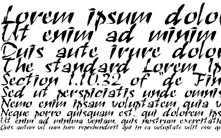 specimens RoughBrush font, sample RoughBrush font, an example of writing RoughBrush font, review RoughBrush font, preview RoughBrush font, RoughBrush font