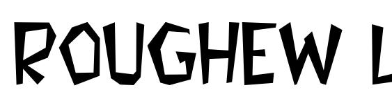 Roughew Light font, free Roughew Light font, preview Roughew Light font