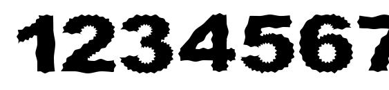 Roughhewn Font, Number Fonts