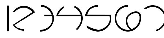 Rounders Regular Font, Number Fonts