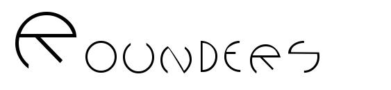 Rounders Font, All Fonts