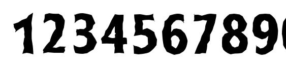 RoundestAntique Bold Font, Number Fonts