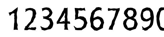 RoundestAntique Regular Font, Number Fonts