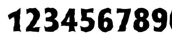 RoundestAntique Xbold Regular Font, Number Fonts