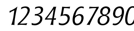 RoundestLH Italic Font, Number Fonts