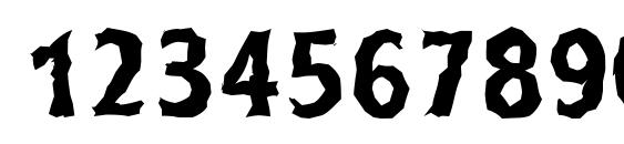 RoundestRandom Bold Font, Number Fonts