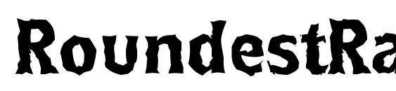 RoundestRandom Bold font, free RoundestRandom Bold font, preview RoundestRandom Bold font