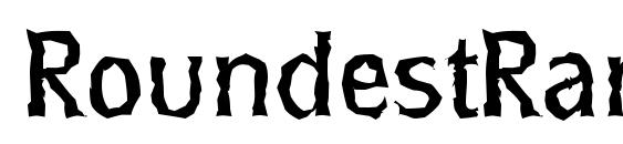 RoundestRandom Regular font, free RoundestRandom Regular font, preview RoundestRandom Regular font