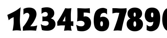 RoundestSerial Heavy Regular Font, Number Fonts