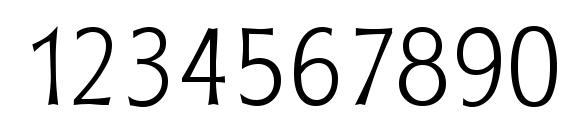 RoundestSerial Xlight Regular Font, Number Fonts