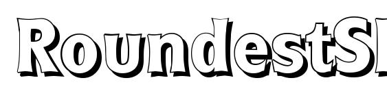 RoundestShadow Bold Font