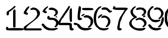 Roundheads Font, Number Fonts