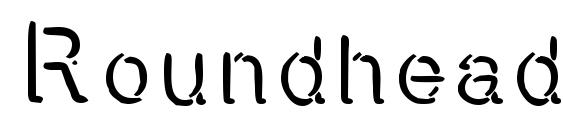 Roundheads font, free Roundheads font, preview Roundheads font