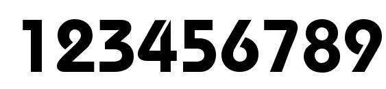 RoundHouseDemi Regular DB Font, Number Fonts