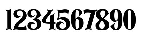 RozenDecor Font, Number Fonts
