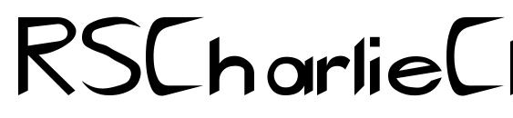 RSCharlieChan font, free RSCharlieChan font, preview RSCharlieChan font