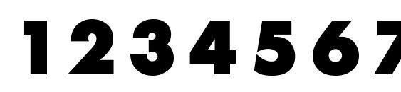 RSFutura Font, Number Fonts