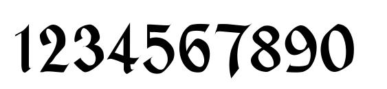 Шрифт RSHeidleberg, Шрифты для цифр и чисел