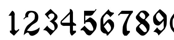 RSLaserLondon Font, Number Fonts