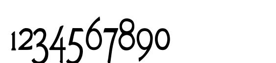 RSToulouseLautrec Font, Number Fonts